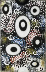 (British 1912-2003) by Gordon Onslow Ford, acrylic on paper on canvas, sold Apr 2006