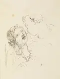 Pierre Bonnard, (French 1867-1947), ink on paper