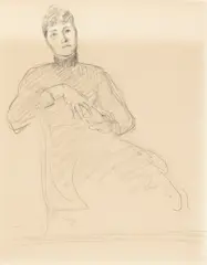 (German 1858-1925) by Lovis Corinth, pencil on paper, offered Apr 2006