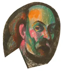 Mark Tobey, (American 1890-1976), pastel on paper