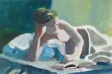 Paul Wonner, (American b. 1920), watercolor on paper