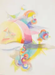 Stanton Macdonald-Wright, (American 1890-1973), watercolor and pencil on paper