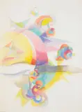 Stanton Macdonald-Wright, (American 1890-1973), watercolor and pencil on paper