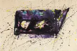 Sam Francis, (American 1923-1994), mixed media on paper