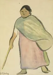 (Mexican 1886-1957) by Diego Rivera, watercolor on paper, offered Apr 2006