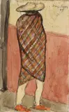 Diego Rivera, (Mexican 1886-1957), watercolor on paper
