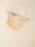 Diego Rivera, (Mexican 1886-1957), sanguine and charcoal on paper