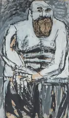 Jacobo Borges, (Mexican b. 1931), mixed media on paper