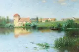 Bruce Crane, Fishing on a Quiet Afternoon
