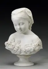 Thomas Ball, La Petite Pensée, 1872, marble