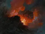 D. Howard Hitchcock, Eruption at Kilauea