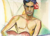 Robert Lee Eskridge, Manga Reva, 1929, watercolor and pencil on paper