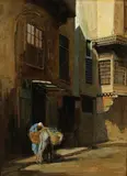 Carl Oscar Borg, A Cairo Street Scene