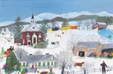 Grandma Moses, December (Going to Church)