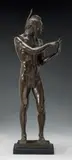Malvina Hoffman, Blackfoot Indian, 1933, brown patinated bronze