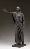 Cyrus Edwin Dallin, Sacajawea, 1915, brown patinated bronze