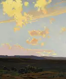 Jimmy Swinnerton, Sunset, Navajo Reservation