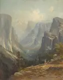 Hugo Anton Fisher, Yosemite Valley, oil on canvas