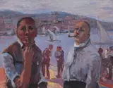 Selden Connor Gile, Italian Fishermen, Monterey