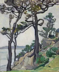 Anne Bremer, Carmel Landscape, oil on canvas