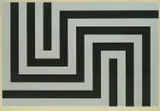 Julije Knifer, Meander, 1970., serigraphy on paper
