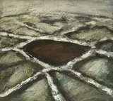 Frano Šimunović, Stonemason, cca. 1970., oil on canvas glued to hardboard