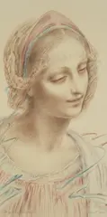 Homage to Leonardo by Dimitrije Popović, colored pencil on paper, sold Sep 2026