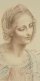 Dimitrije Popović, Homage to Leonardo, colored pencil on paper