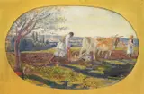 Menci Clement Crnčić, Family of Ploughmen (Ploughman)