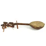 Petar Smajić, Gusle, carved wood and animal skin