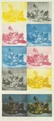 Shoes by Željko Kipke, 1976., serigraphy on paper, offered Sep 2026