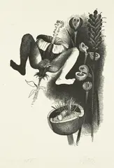 Miroslav Šutej, Jump, 1975., serigraphy on paper