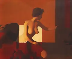 Miljenko Stančić, Nude in Motion, oil on canvas