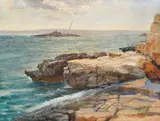 Menci Clement Crnčić, Island of St. Marin
