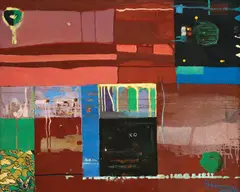 Željko Hegedušić, KO, 1990., oil on canvas