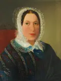 Vjekoslav Karas, Portrait of a Noble Lady, oil on canvas