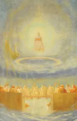 Bela Čikoš Sesija, Council of Twenty Four Elders (Revelation Cycle), 1900.-1910., oil on canvas