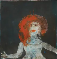 Girl by Zvonimir Lončarić, 1994., acrylic on canvas, offered Sep 2026