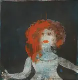 Zvonimir Lončarić, Girl, 1994., acrylic on canvas