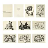 Kosta Angeli Radovani, Map of Works, serigraphy on paper