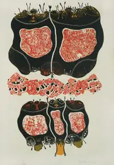Ordan Petlevski, Forie I., serigraphy on paper