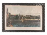 Vladimír Röhlink, View from Charles Bridge, First half of 20th century, Aquatint, paper