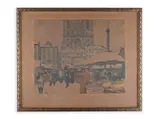 Tavík František Šimon, Set of Two Prints, First half of 20th century, Etching, paper