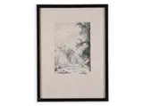 Max Švabinský, Rain in the Park, 1932, Lithography, paper