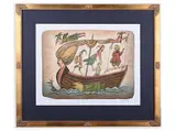 Adolf Born, Ship of the Turks, Around 2004, Lithography, paper