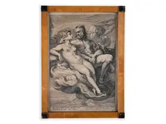 Hendrik Goltzius, Jupiter and Juno, Second half of 16th century, Copper engraving, paper