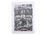 Zdeněk Mézl, Rudolphinian Prague, Second half of the 20th century, Woodcut printing, paper