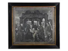 Jan van Eyck, Adoration of the Magi, 1830, Lithography, paper