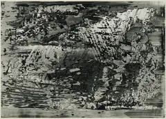 Gerhard Richter, Abstraktes Foto, 1989, Silbergelatineabzug auf Kunststoffplatte, im Originalpassepartout