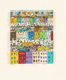 James Rizzi, My House, 1986, 3D-Farbserigrafie auf leichtem Karton